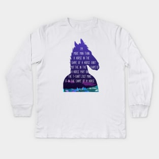 bojack horseman Kids Long Sleeve T-Shirt